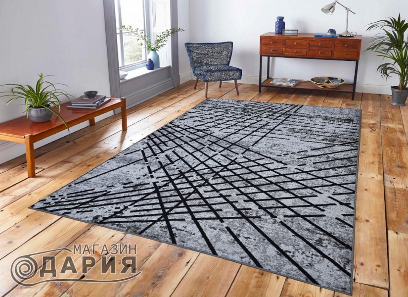 Мокетен килим ERIKA 8035 grey